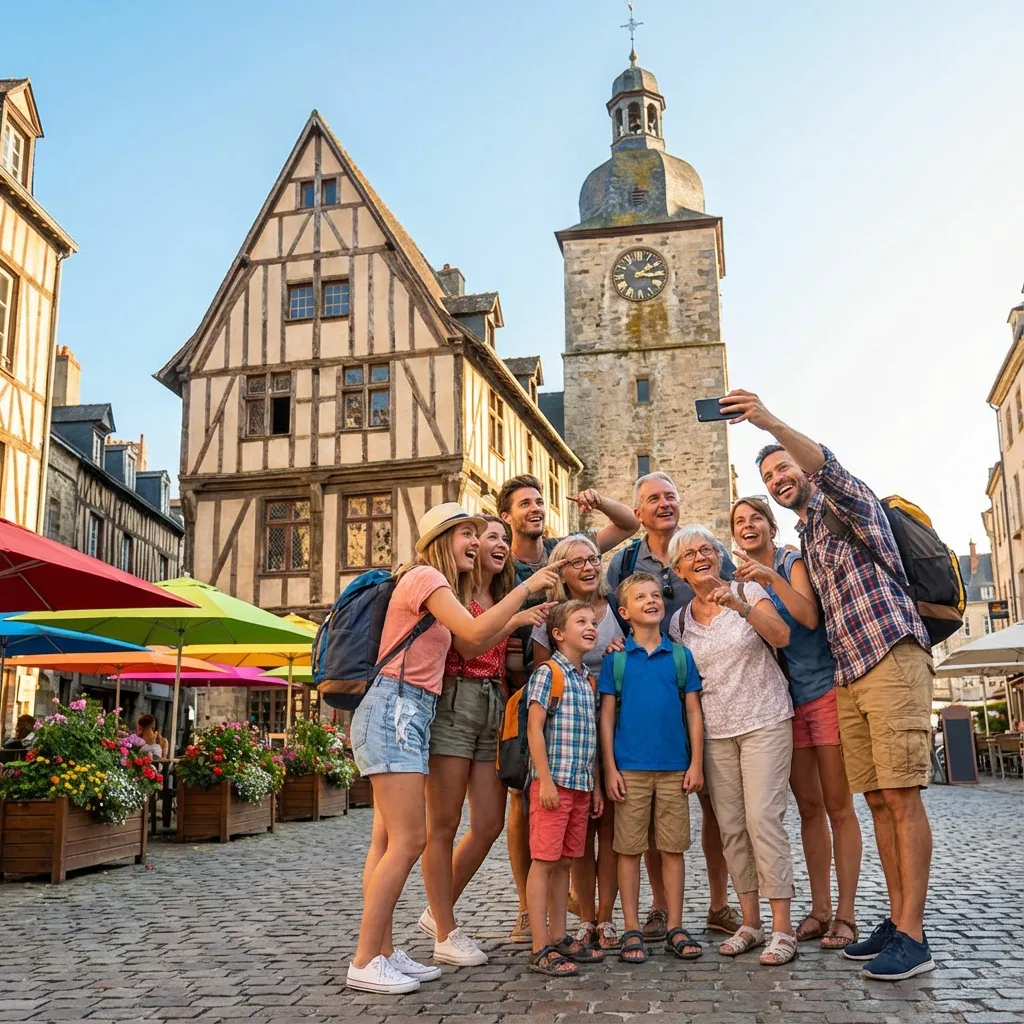 Tourism destination cityscape